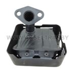 Глушитель мотоблока в сборе двигатель 168F,170F,GX 200,210