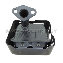 Глушитель мотоблока в сборе двигатель 168F,170F,GX 200,210