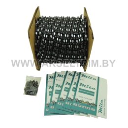 Цепь Mita 3/8" 1,3 мм 1640 зв. бухта 30.4 м квадратный зуб двойной выброс