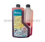 Масло моторное Mita для 2-тактных двигателей полусинтетическое API TC с дозатором 1л